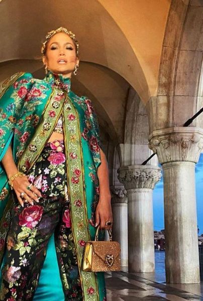 Jennifer Lopez deslumbrada en el show de Dolce & Gabbana en Venecia