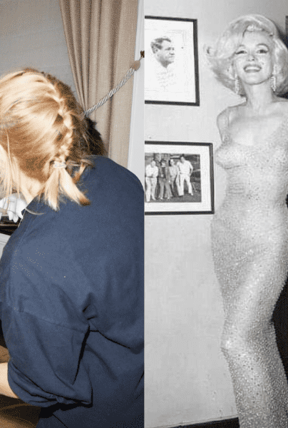 Kim Kardashian niega haber dañado el vestido de Marilyn.