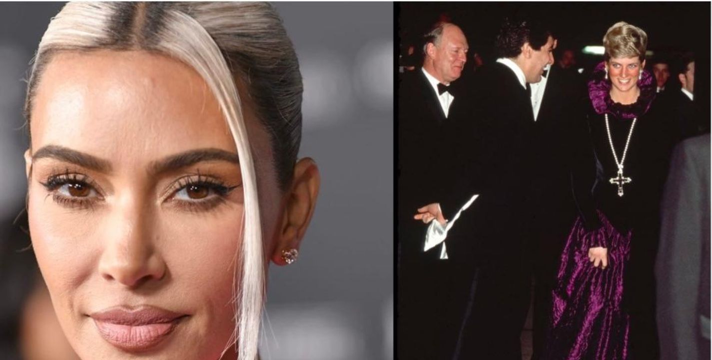Kim Kardashian compra collar en forma de cruz usado por la princesa Diana