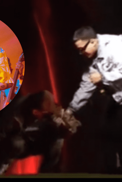 Peso Pluma revive el momento más vergonzoso de su carrera: su caída en pleno escenario junto a Marshmello
