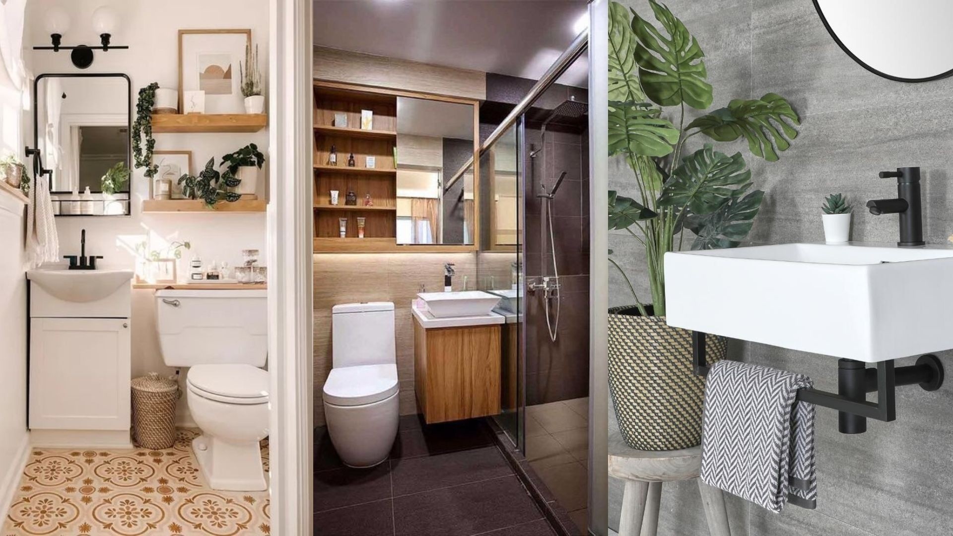 15 ideas ingeniosas para ganar espacio de almacenamiento en baños